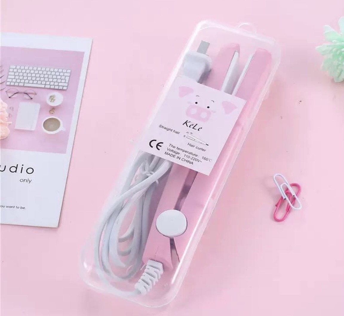 Mini hair straightener